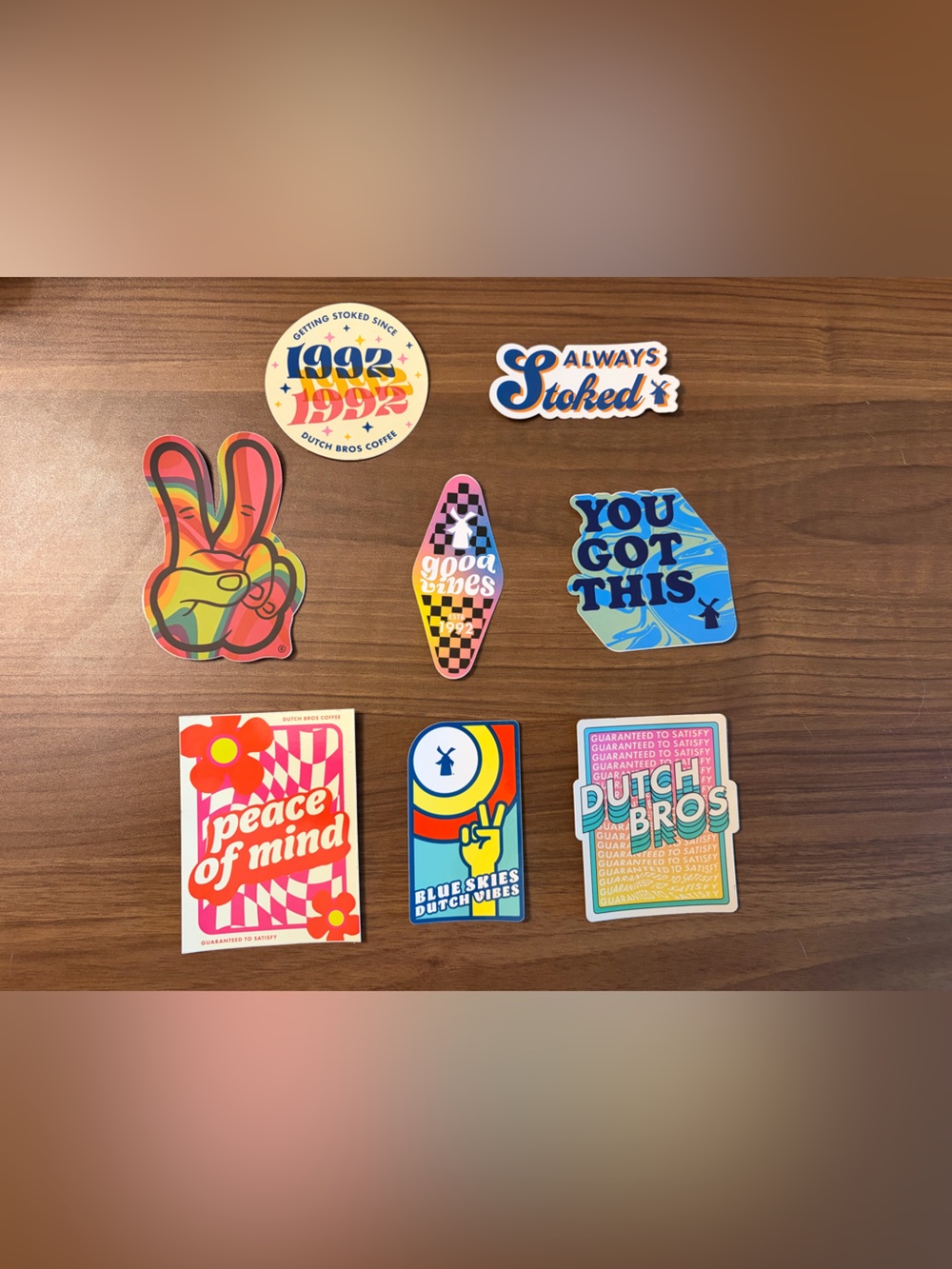 Dutch Bros Sticker Set